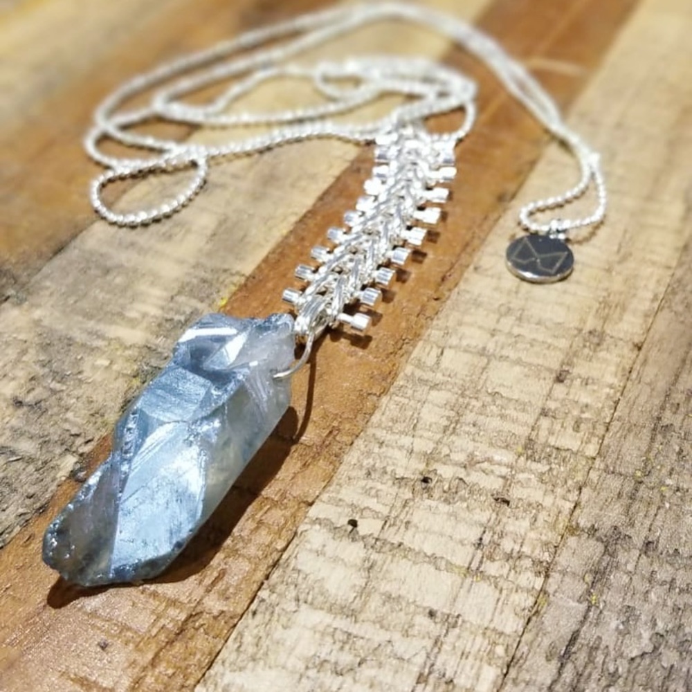 Custom quartz necklace